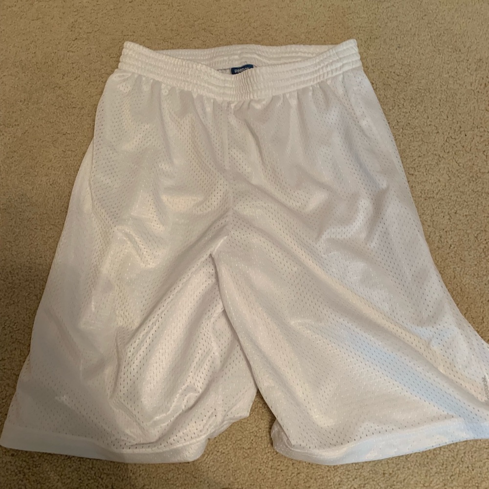Men’s Reebok white shorts